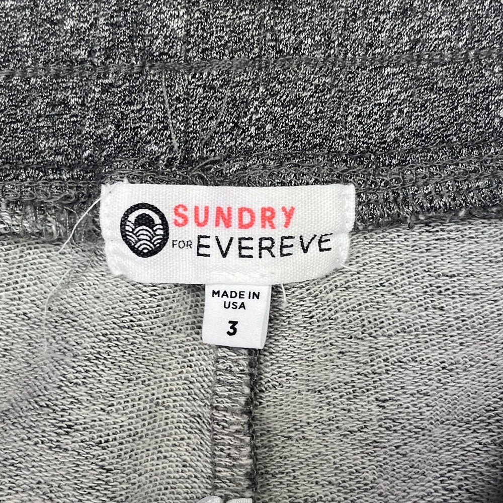 Sundry for Evereve Womens Heather Charcoal Grey Jogger Sweatpants Size 3 L - Picture 8 of 14
